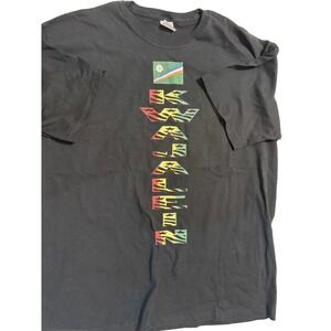 Kwajalein Atoll Marshall Islands Flag Mens T-Shirt Black Graphic Print